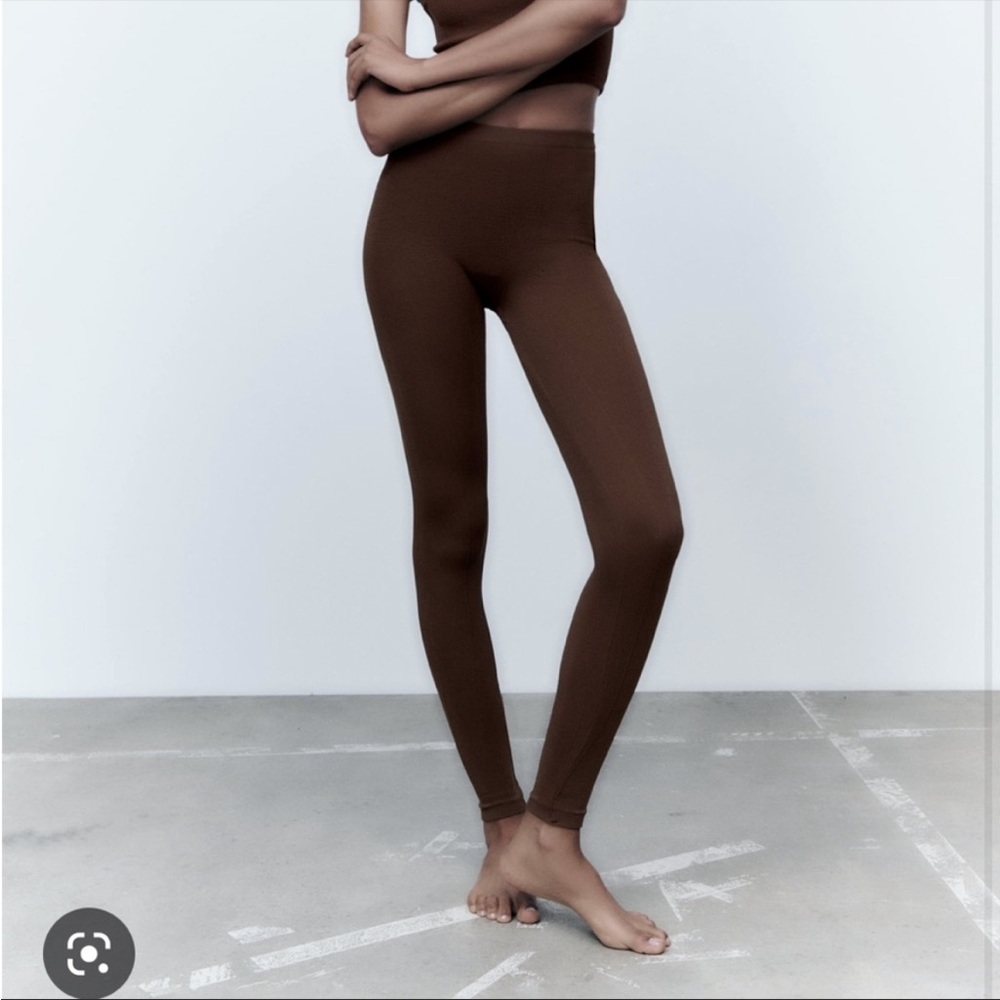 Zara ribbed leggings